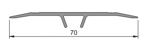 Профиль для деформационного шва ПСА-70